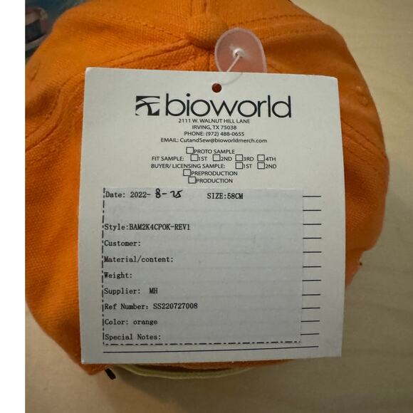 POKEMON Charmander #004 Orange Adjustable Baseball Cap OS Fits Most 14 & Older - Picture 3 of 5